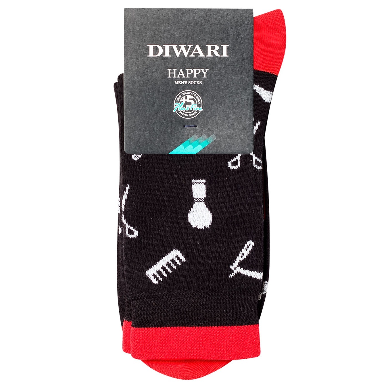 

Носки мужские Diwari Happy черные 27р