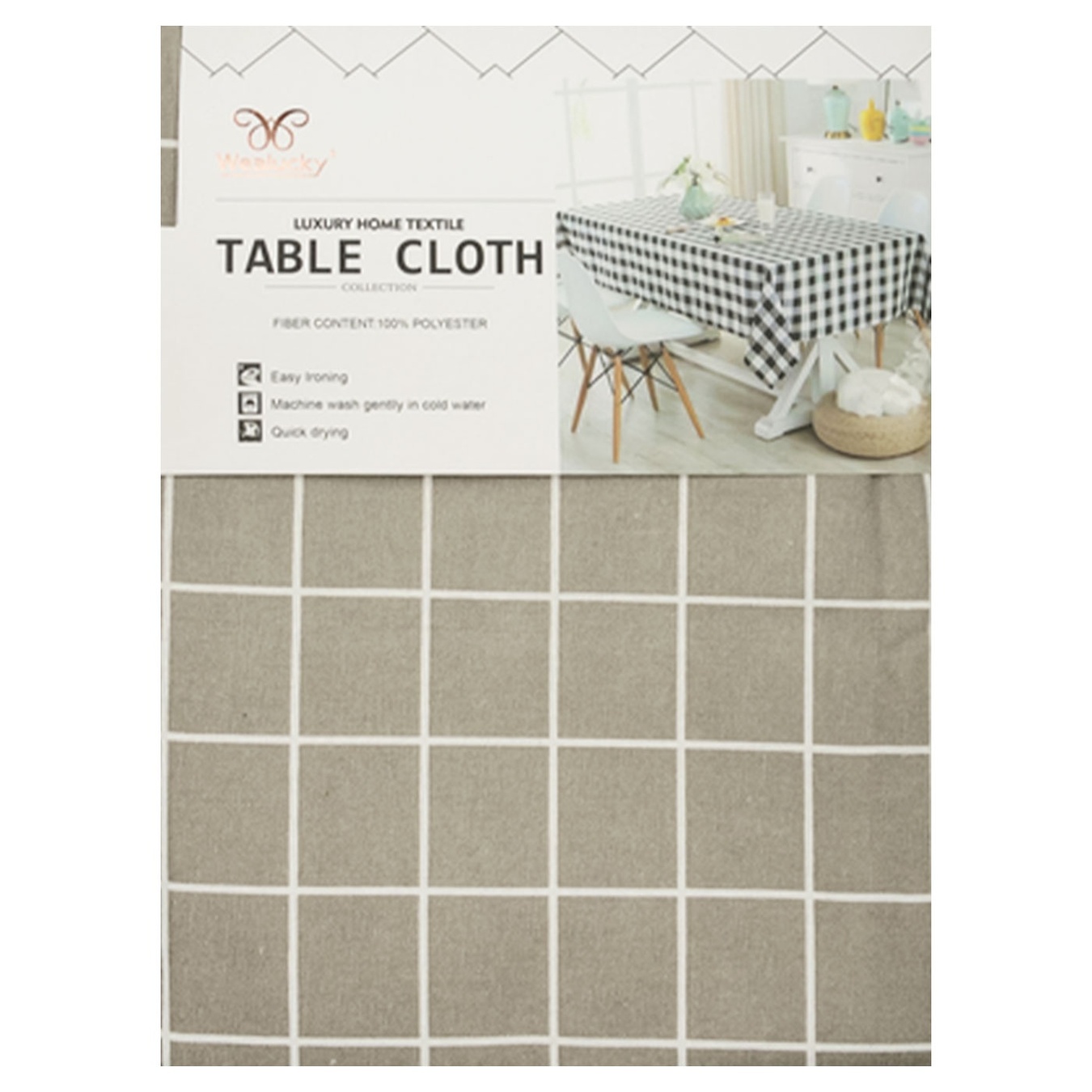 

Скатерть Wealucky The Textile Square 120х140см