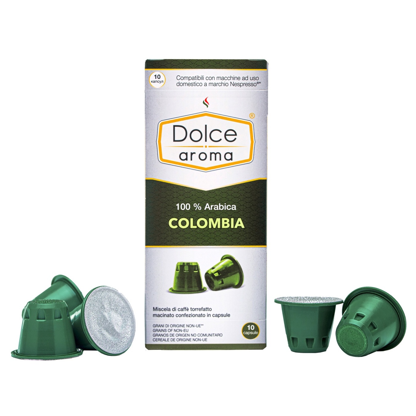 

Кофе Dolce Aroma Colombia Nespresso капсула 10шт