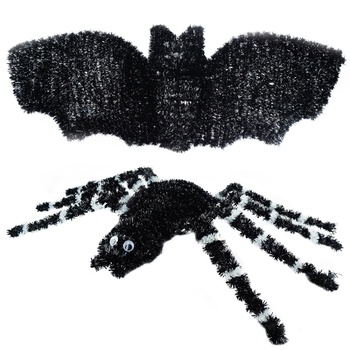 Actuel Halloween Spider and Bat Decor