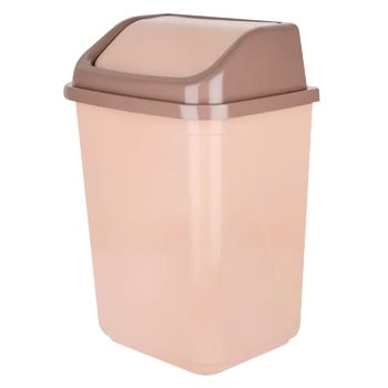 Violet House Cappuchino Garbage Basket with Lid 30l