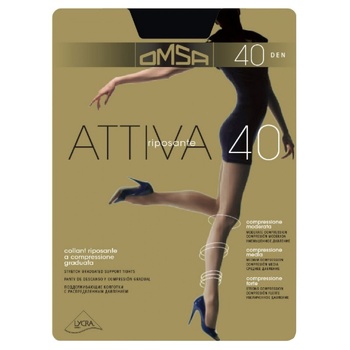 Omsa Attiva Women's Tights 40den s.4 Castoro - buy, prices for - photo 1