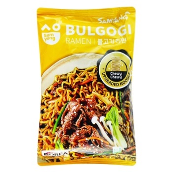 Samyang Bulgogi Ramen Noodles 80g - buy, prices for MegaMarket - photo 1