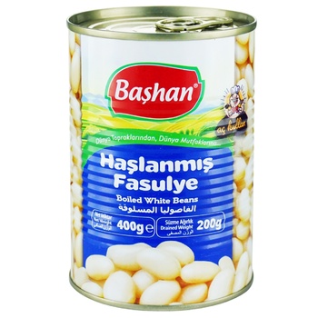 Фасоль Bashan белая 400г - купить, цены на Auchan - фото 1