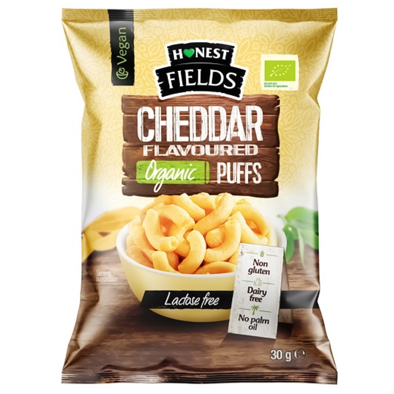 

Снек Honest Fields со вкусом сыра чеддер 30г