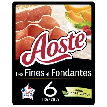 French Raw-dried Ham 6pcs 100g in assortment - buy, prices for - photo 1