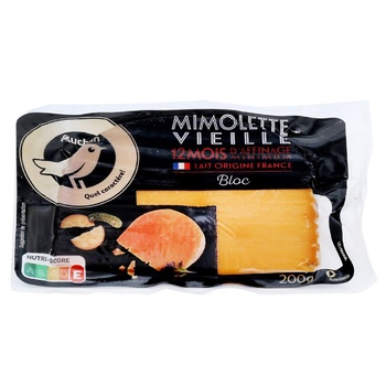 Auchan Mimolette Cheese 200g - buy, prices for Auchan - photo 1