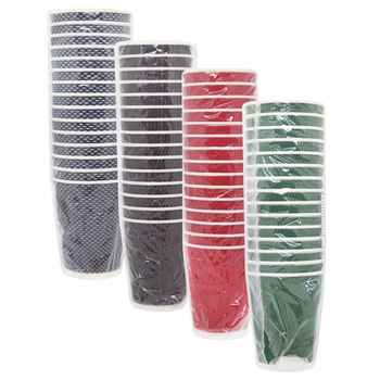 Paper Color Corrugated Glass 0.43l 15pcs