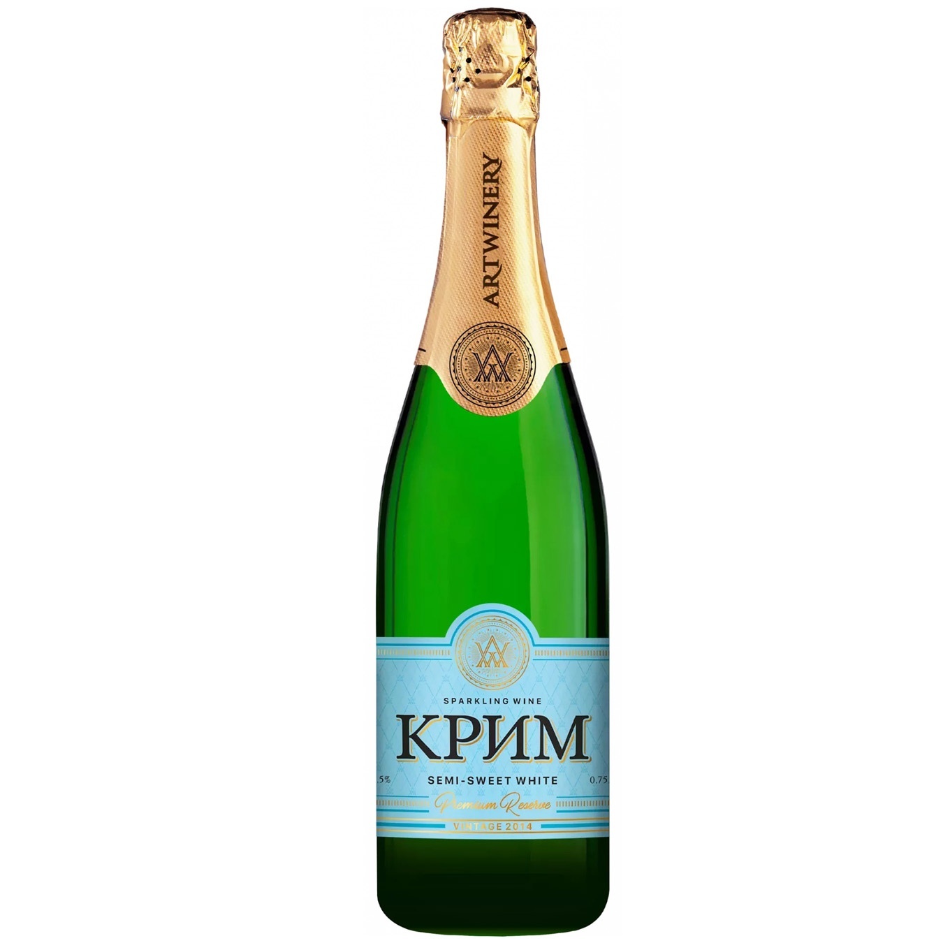 

Вино игристое ArtWinery Крым белое полусладкое 0,75л