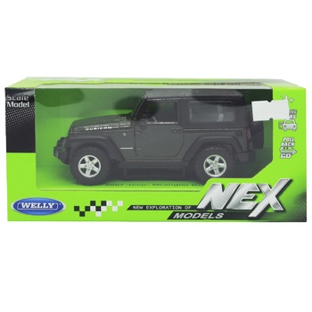 Іграшка Машина Welly Jeep Wrangler Rubicon 1:32 металева 39885H-CW - купити, ціни на - фото 2