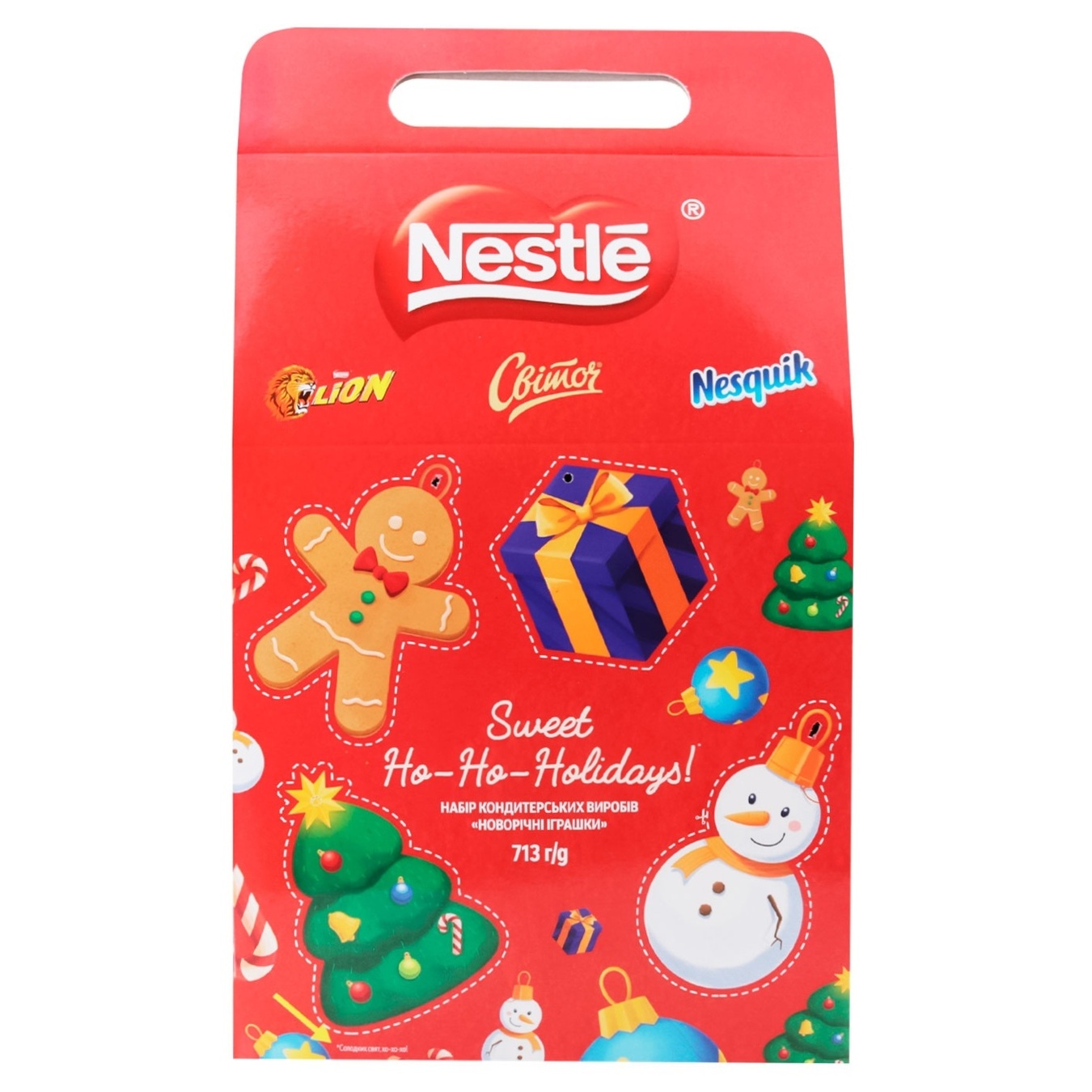 

Набор кондитерских изделий Nestle Новогодние игрушки 713г