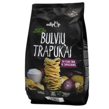 MilipOp Potato Crisps with Sour cream and Onion Flavor 90g - buy, prices for Auchan - photo 1