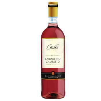 Cadis Bardolino Chiaretto Pink Dry Wine 0.75l - buy, prices for Auchan - photo 1