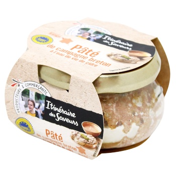 Itineraire des Saveurs Breton with Cider Pate 180g - buy, prices for COSMOS - photo 1