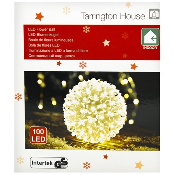 Tarrington House LED Flower Ball Warm White 100LED - buy, prices for METRO - photo 2