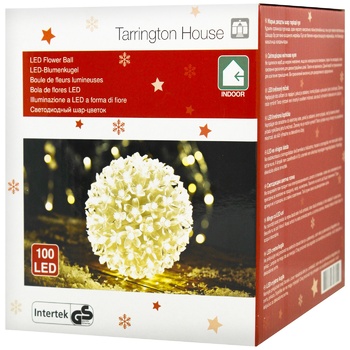 Tarrington House LED Flower Ball Warm White 100LED - buy, prices for METRO - photo 1