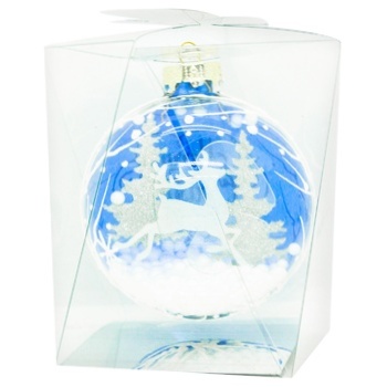 New Year's Glass Ball 8.5cm in assortment - buy, prices for Auchan - photo 5