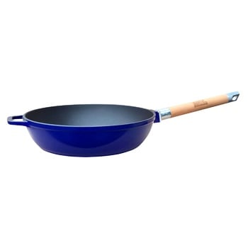 Biol Cast Iron Deep Blue Frying Pan 26cm - buy, prices for - photo 1