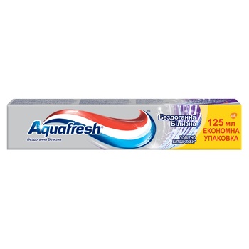 Зубная паста Aquafresh Безупречное отбеливание с антибактериальной формулой 125мл - купить, цены на Auchan - фото 2