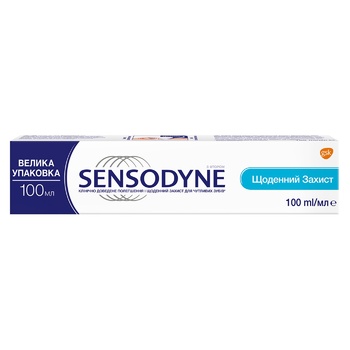 Зубна паста Sensodyne Щоденний захист 100мл - купити, ціни на КОСМОС - фото 2