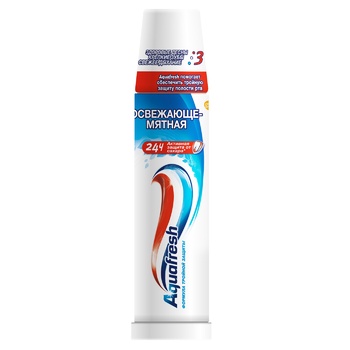 Зубная паста Aquafresh Фреш Помпа 100мл - купить, цены на Auchan - фото 1