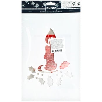 Christmas Stencils 22х35cm in assortment - buy, prices for METRO - photo 2