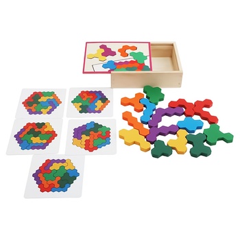 One two fun Wooden Mosaic Game - buy, prices for - photo 1