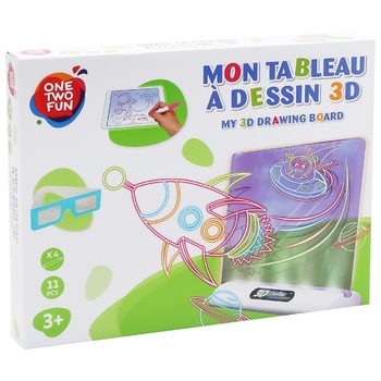 One two fun 3D Board for Drawing - buy, prices for Auchan - photo 1