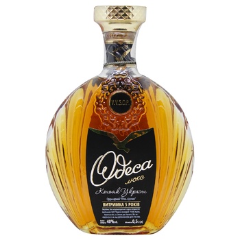 Odesa Lux Cognac 5yrs 40% 0.5l - buy, prices for Tavria V - photo 1