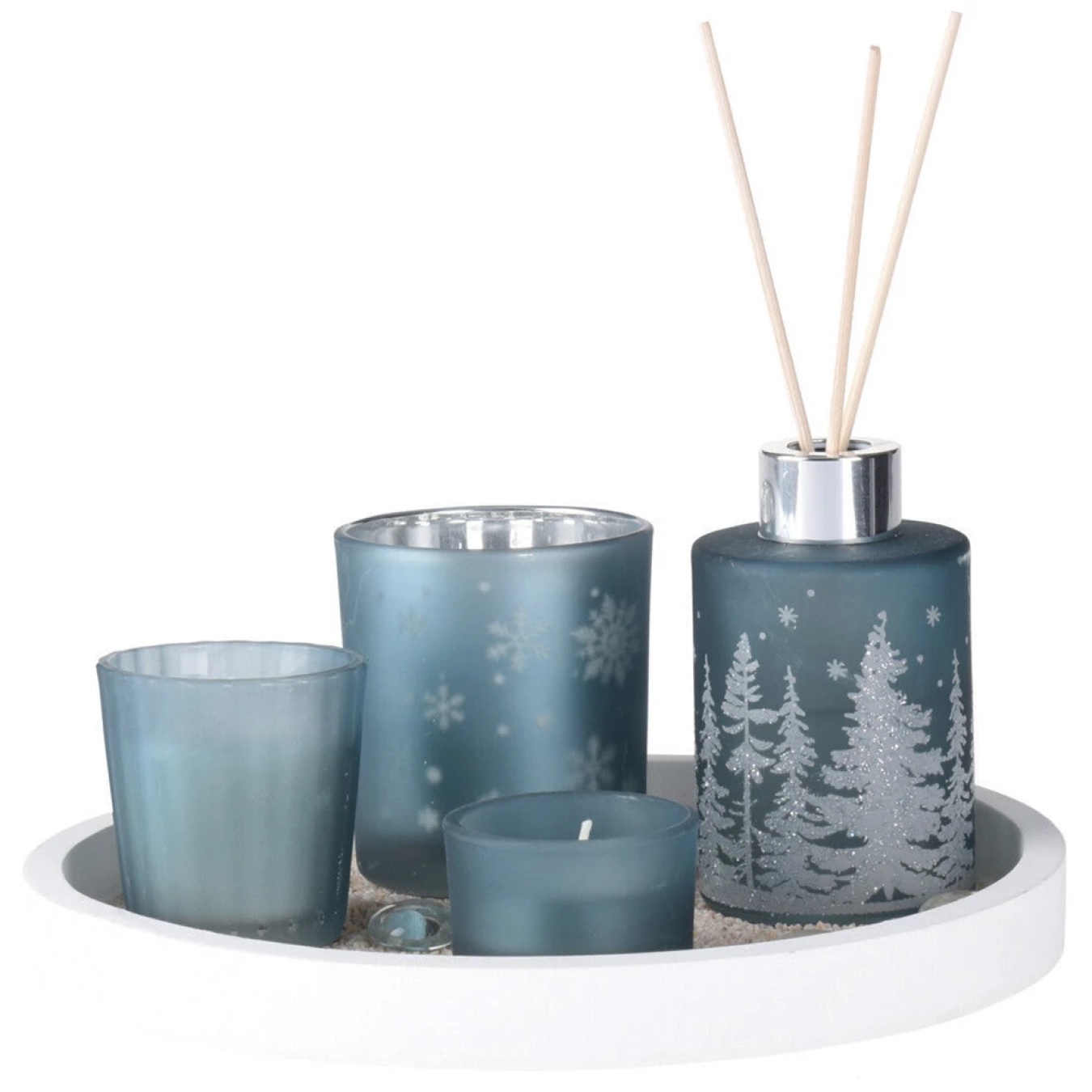 

Набор Excellent Houseware Аромадифузор 80мл + Свеча в стекле + Подсвечник
