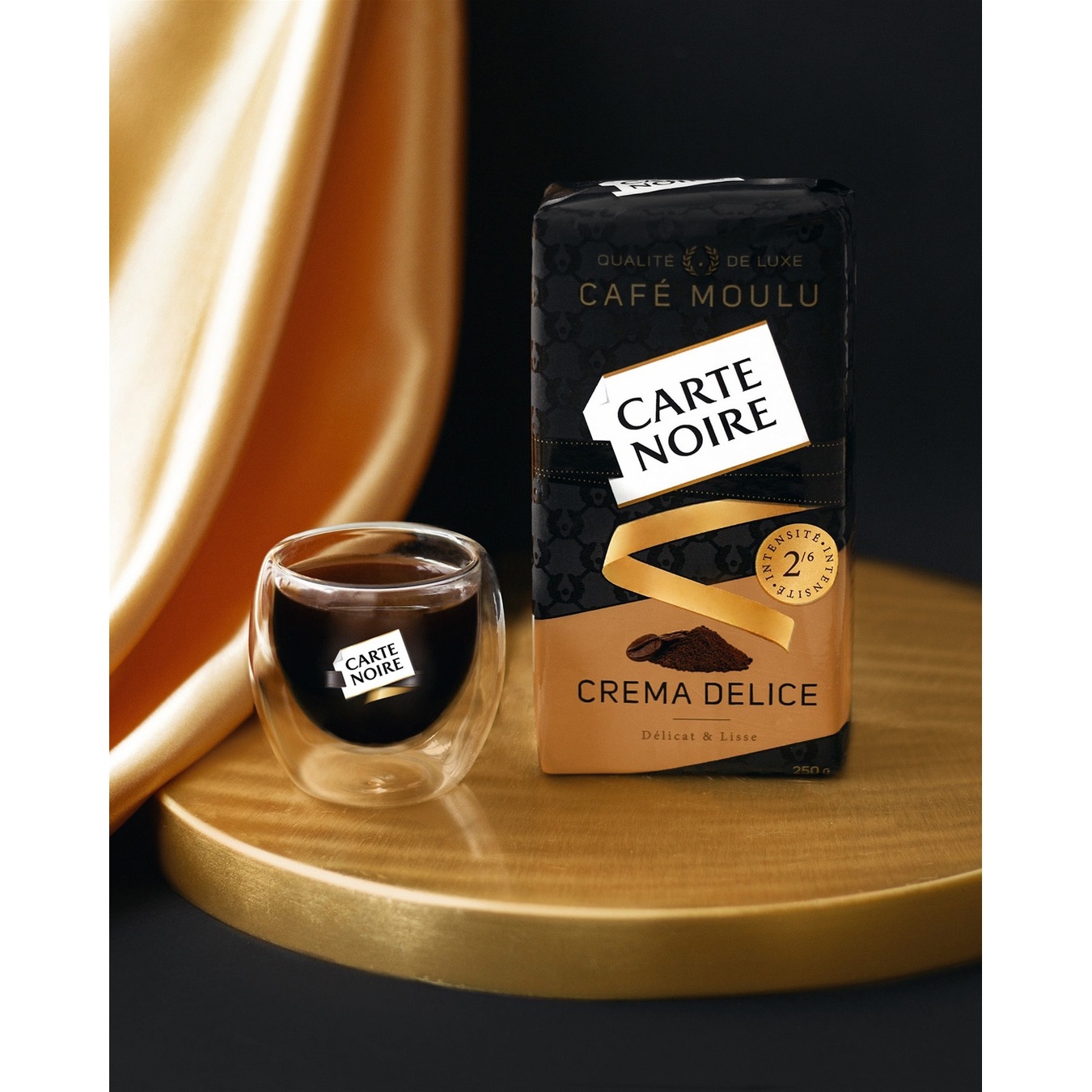 

Кофе Carte Noire Crema Delice молотый 250г