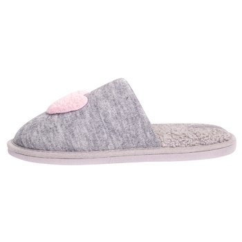 Тапки жіночі Twins сірі з декором 38/39р - купити, ціни на - фото 2