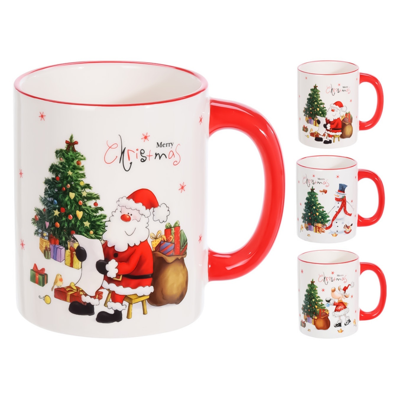 

Чашка Merry Christmas керамическая 330мл в ассортименте