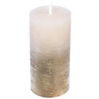 Candy Light Linen-golden Candle 5*10cm