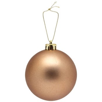 Actuel Copper Christmas Ball 8cm in Assortment - buy, prices for - photo 5