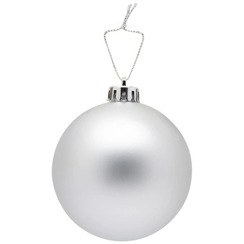 Actuel Plastic Silver Ball 10cm - buy, prices for Auchan - photo 3