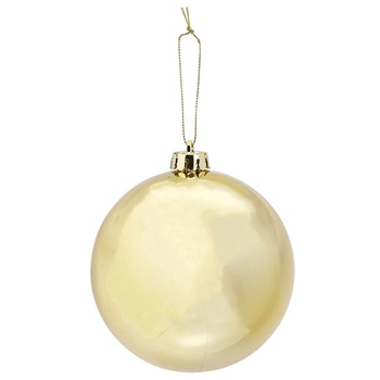 Actuel Plastic Golden Ball 8cm - buy, prices for - photo 5