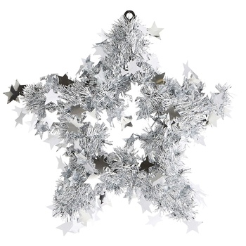 Actuel Star Made of Tinsel 32cm in assortment