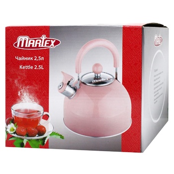 Martex Teapot pink 2.5l - buy, prices for MegaMarket - photo 1