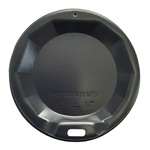 Plastic Black Lid 78mm 10pcs
