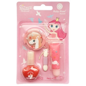 Ruby Rose №1 Nail Polish Eyeshadow and Lip Gloss Set - buy, prices for Vostorg - photo 1