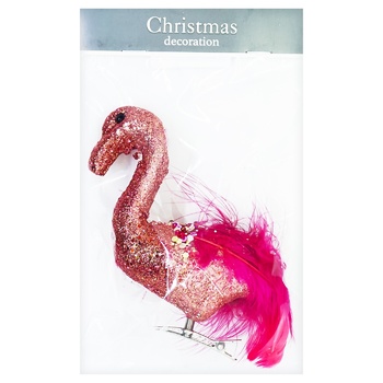 Koopman Flamingo on a Clothespin Christmas Tree Decoration 11cm - buy, prices for COSMOS - photo 2