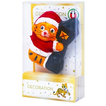 Tiger Christmas Magnet 55х23х90mm - buy, prices for COSMOS - photo 1