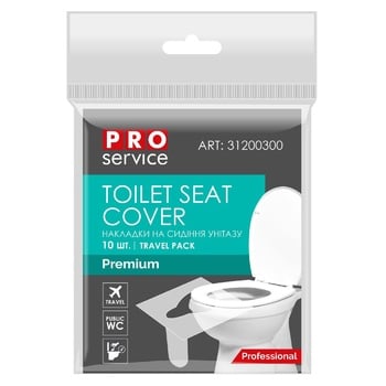 Pro Service Premium Toilet Seat Cover 10pcs - buy, prices for Auchan - photo 1