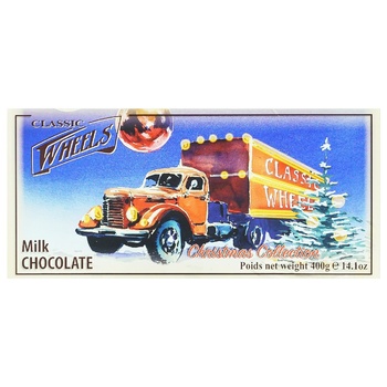 Шоколад Classic Wheels Christmas Collection молочный 400г - купить, цены на - фото 1