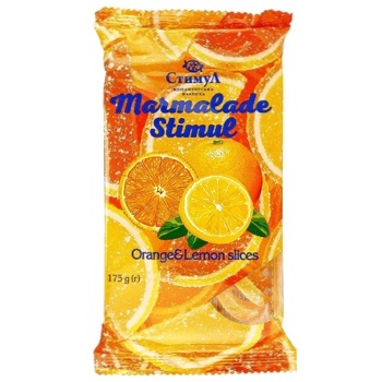 Stimul Marmalade Orange&Lemon Slices 175g - buy, prices for Auchan - photo 1