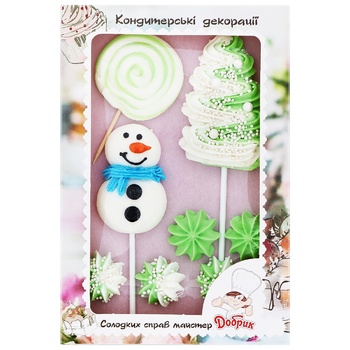 Dobryk Meringue New Year's Mix Confectionery Scenery - buy, prices for - photo 4