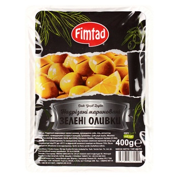 Fimtad Olives green sliced ​​marinated 400g - buy, prices for METRO - photo 2