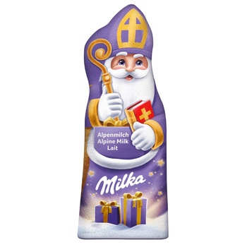 Фигурка шоколадная Milka Святой Николай 90г - купить, цены на КОСМОС - фото 1