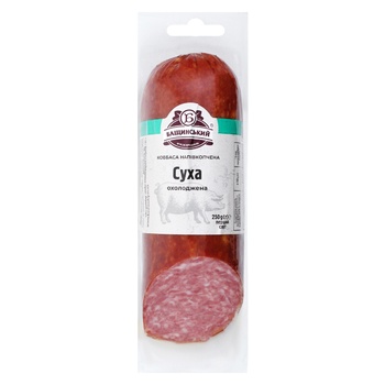 Bashchynskyi Dry Semi-Smoked Sausage 250g